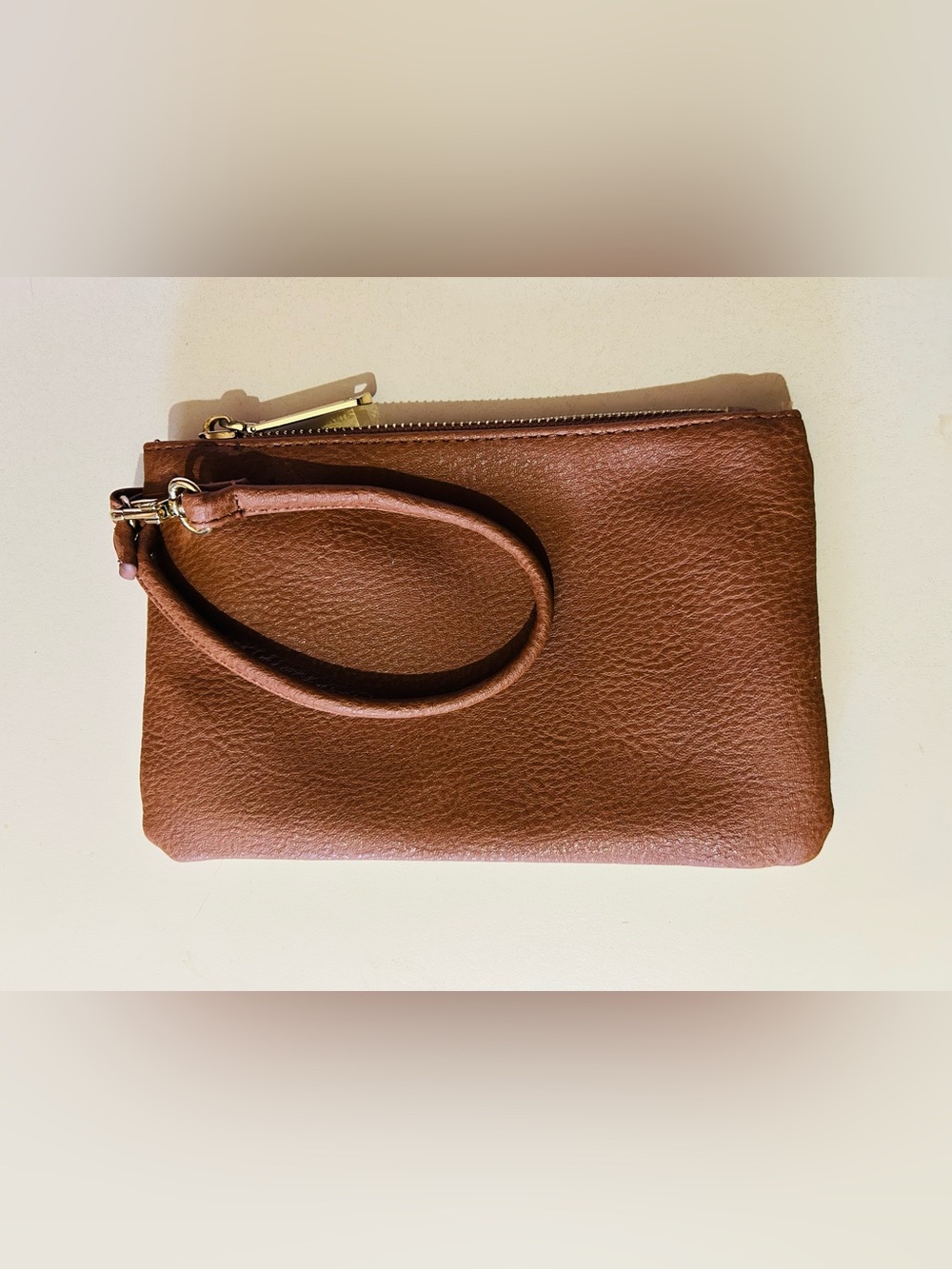 Steve Madden Brown Leather Clutch